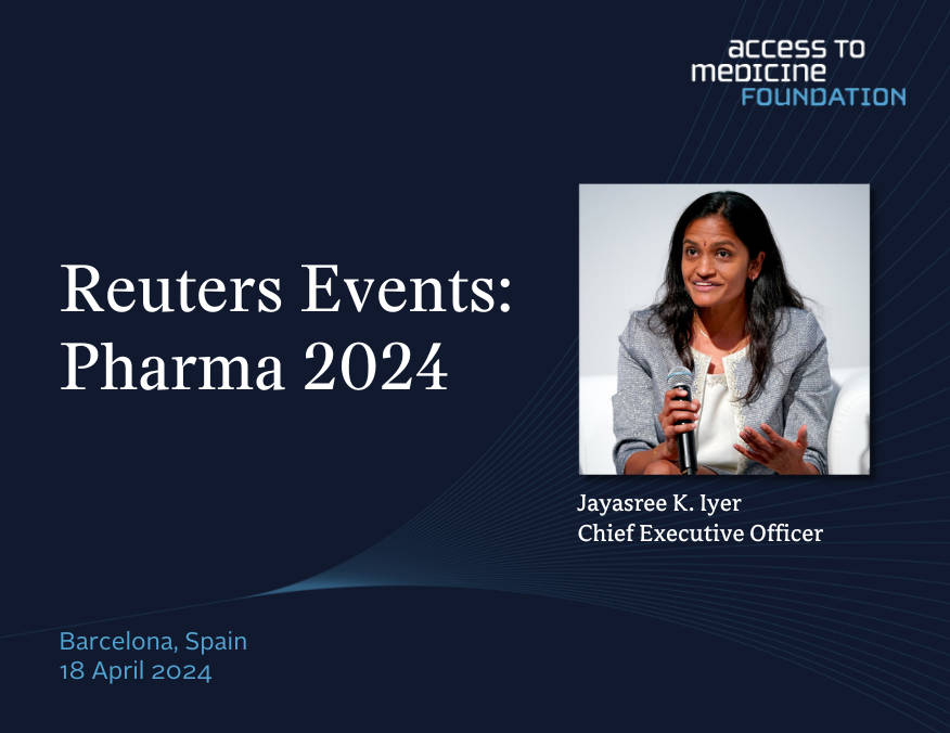 Reuters Events Pharma 2024 Jayasree K. Iyer to moderate closing